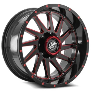 XF Off-Road – XF-216 – Black – 20″x10″ -12mm – Summer Wheels – XF-216201051271397-12GBMLR